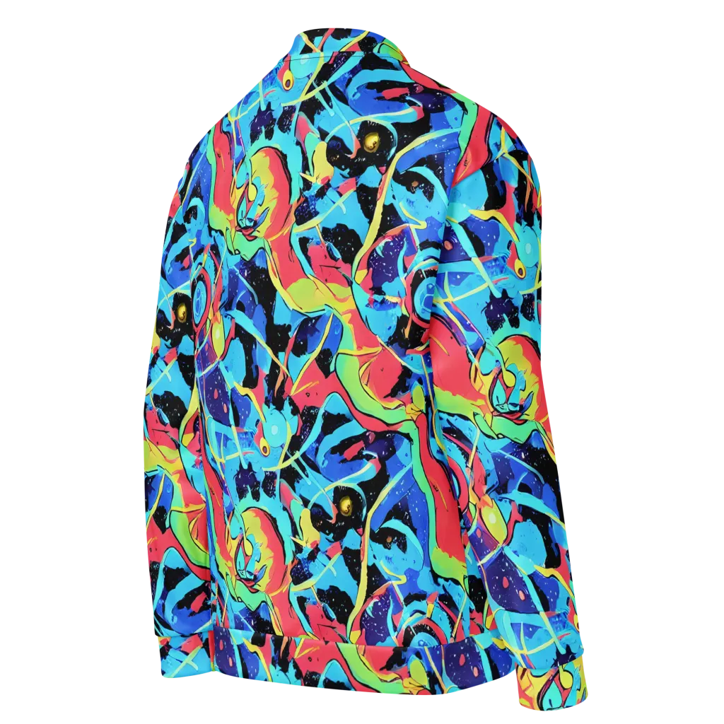 Aqua Mayhem on Bomber Jacket — Right Back