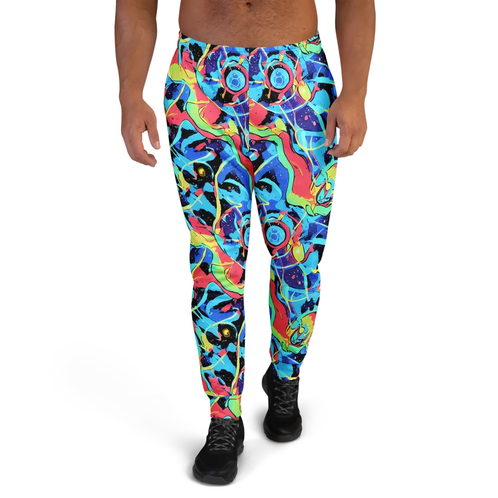 Aqua Mayhem on Men's Joggers — Front