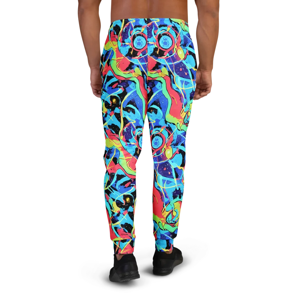 Aqua Mayhem on Men's Joggers — Back