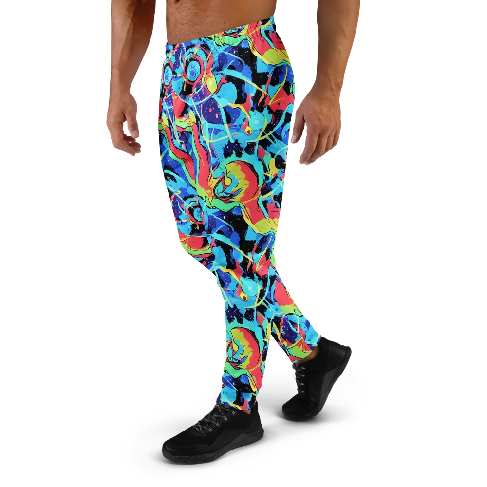 Aqua Mayhem on Men's Joggers — Left