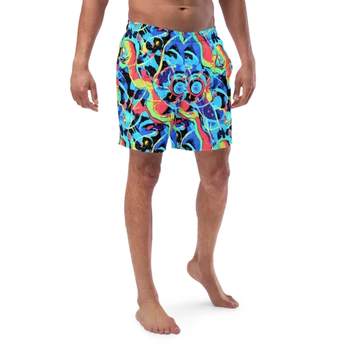 Aqua Mayhem on a Swim Trunks