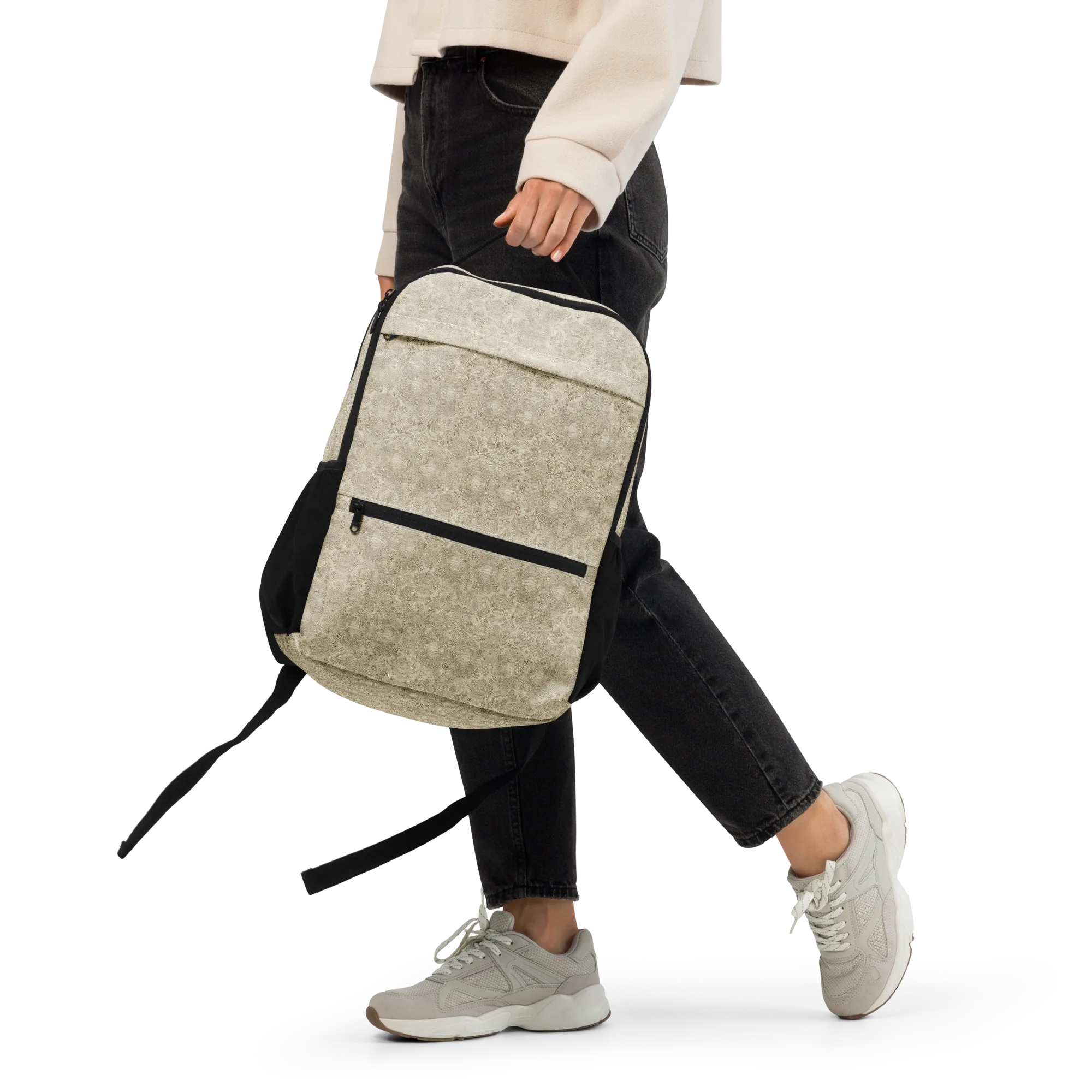 Parchment Paisley on Utility Backpack — Front