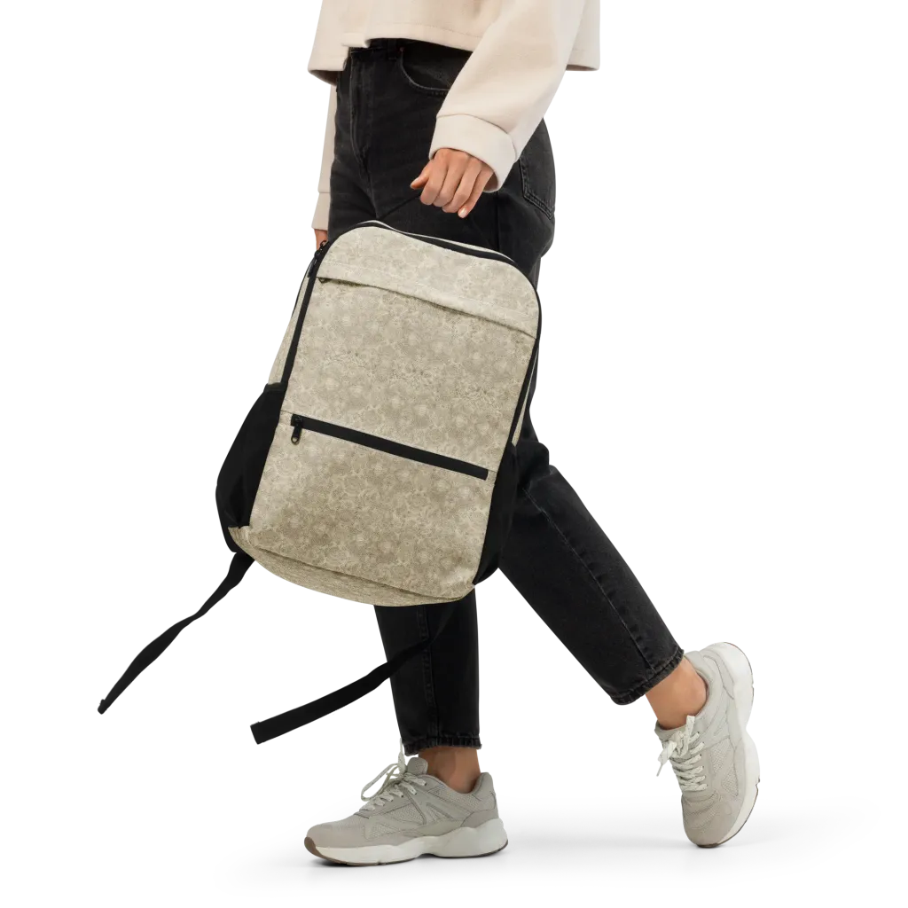 Parchment Paisley on Utility Backpack — Front