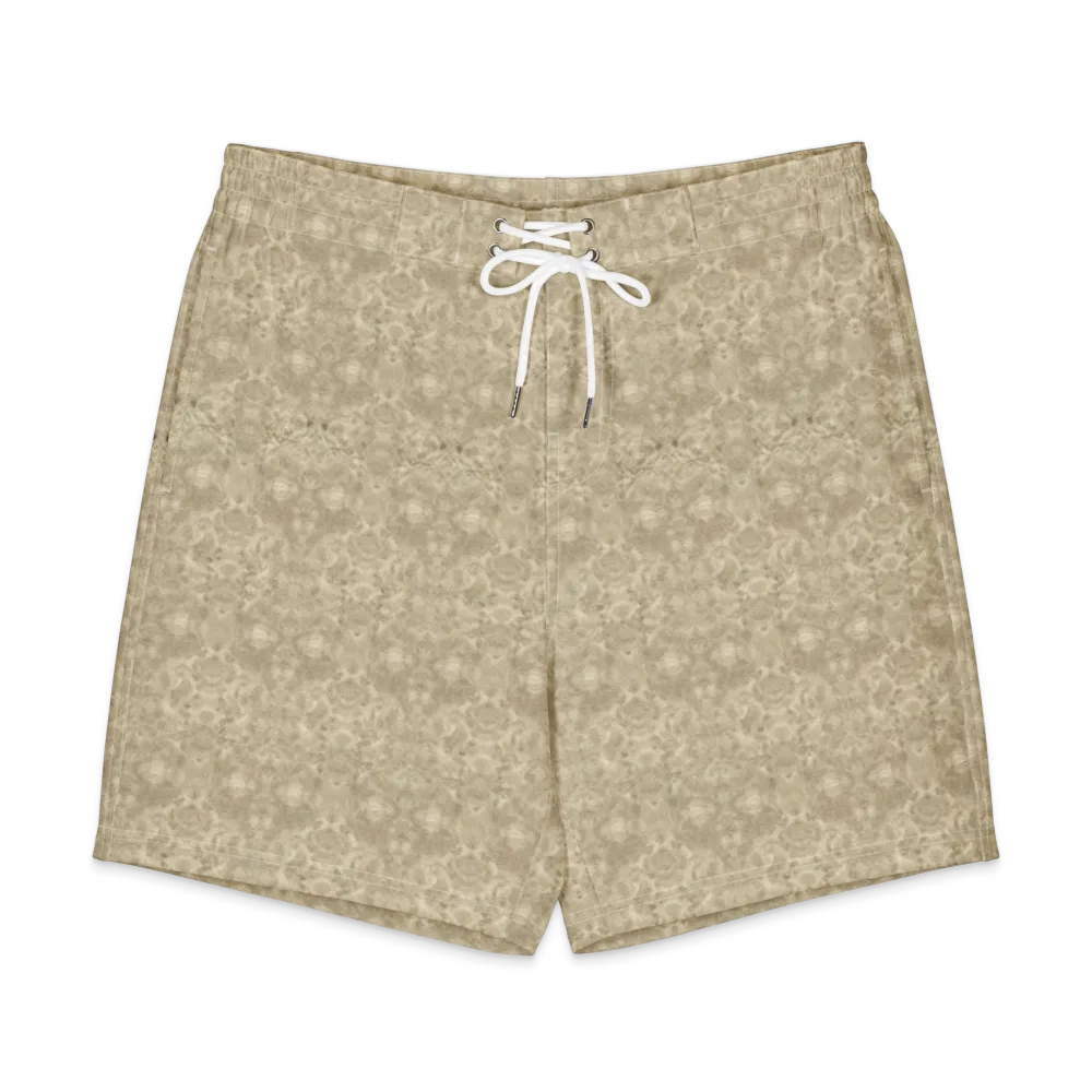 Parchment Paisley on Men's Board Shorts — Front