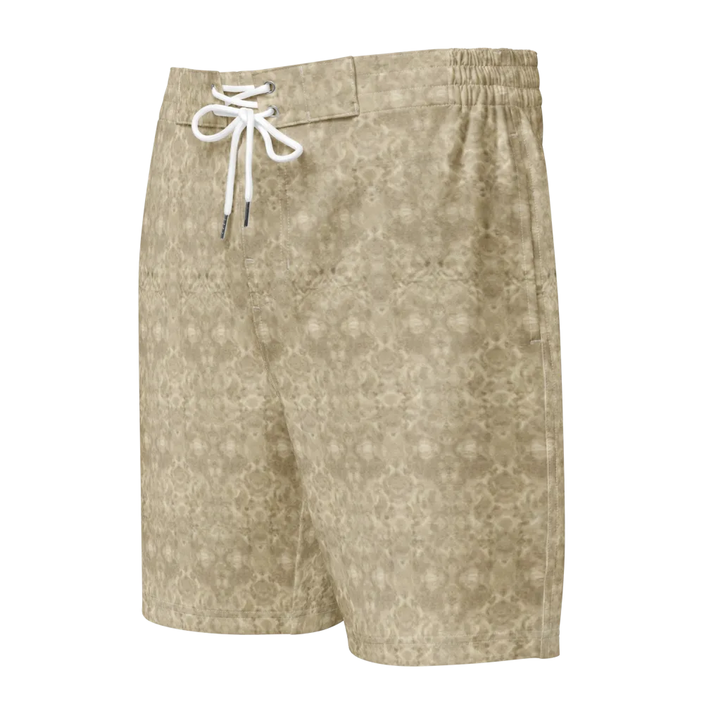 Parchment Paisley on Men's Board Shorts — Front