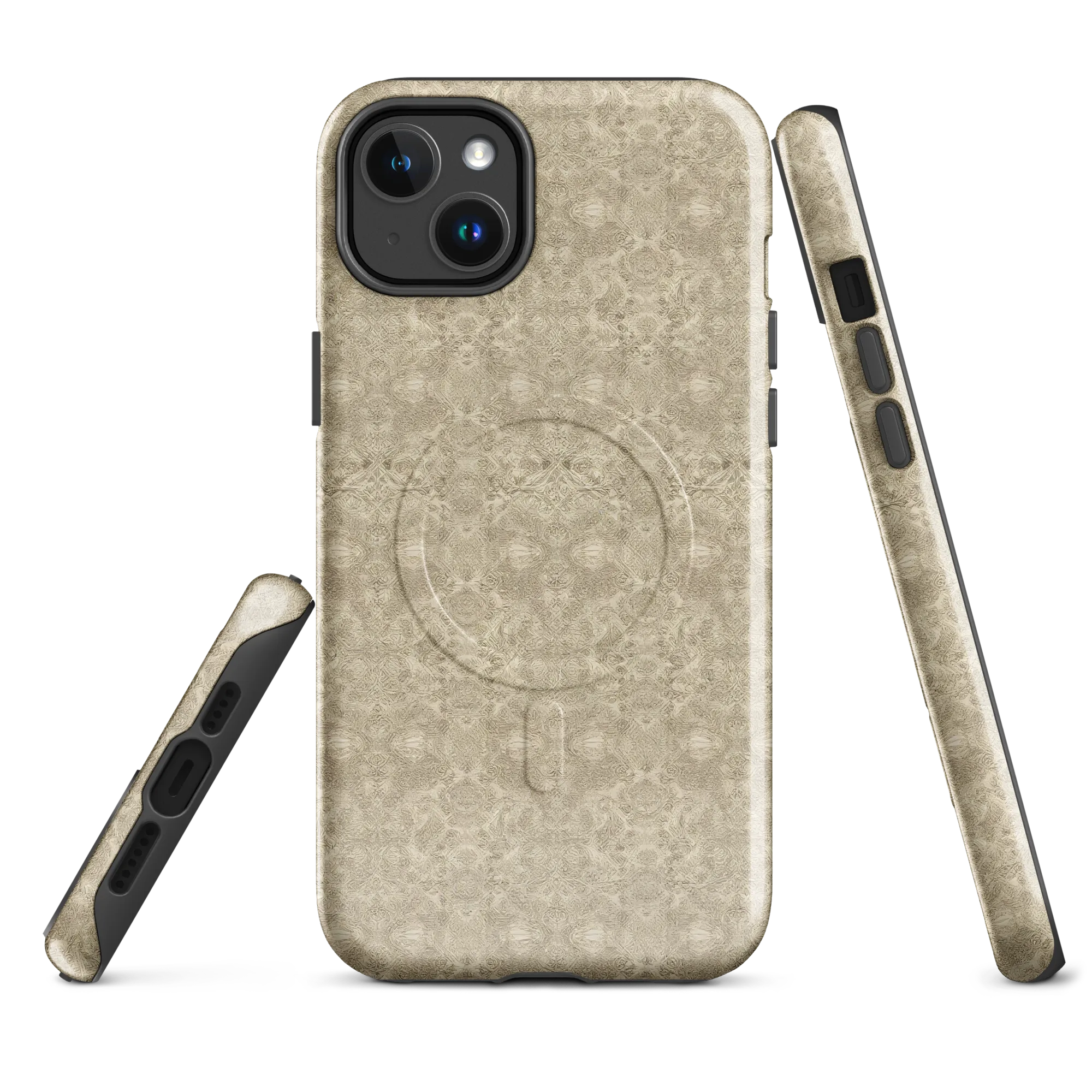 Parchment Paisley on MagSafe Tough Case for iPhone® — Front