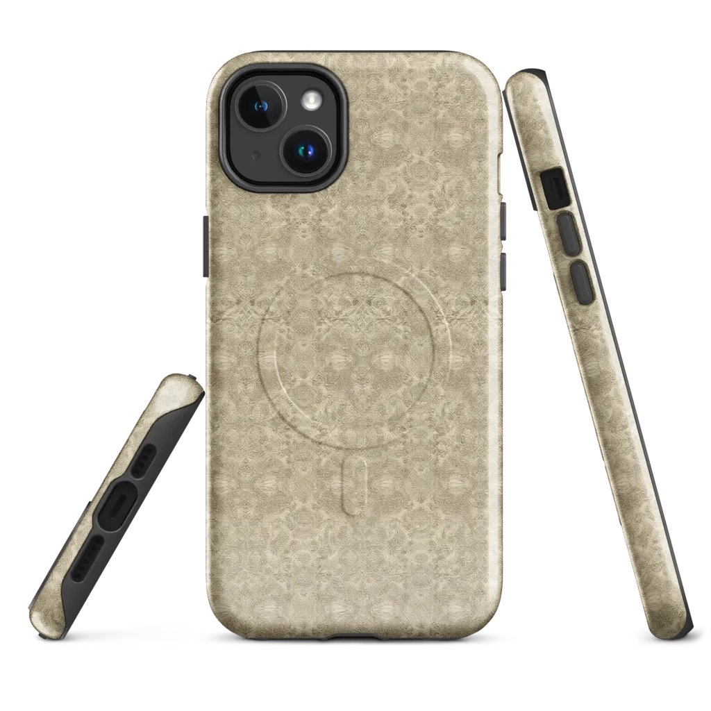 Parchment Paisley on MagSafe Tough Case for iPhone® — Front