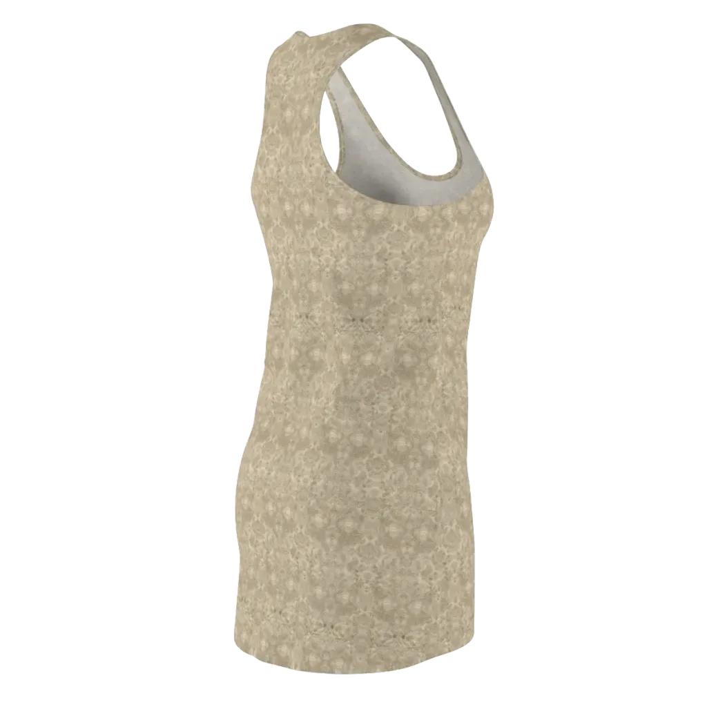 Parchment Paisley on Racerback Dress — Back Side