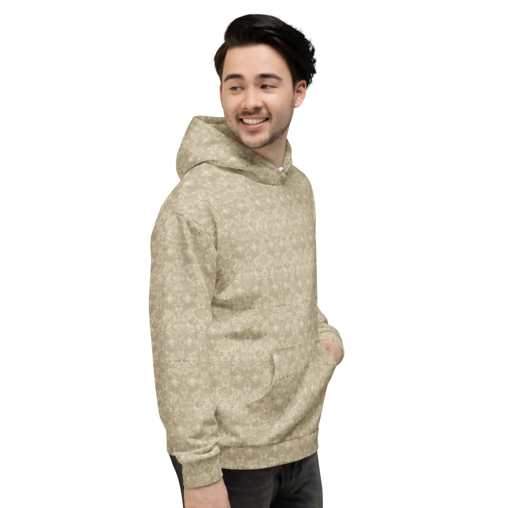 Parchment Paisley on Hoodie — Right
