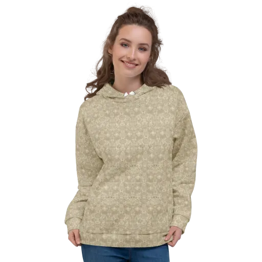 Parchment Paisley on a Hoodie