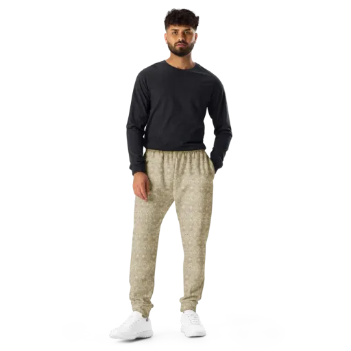 Parchment Paisley on a Men's Joggers