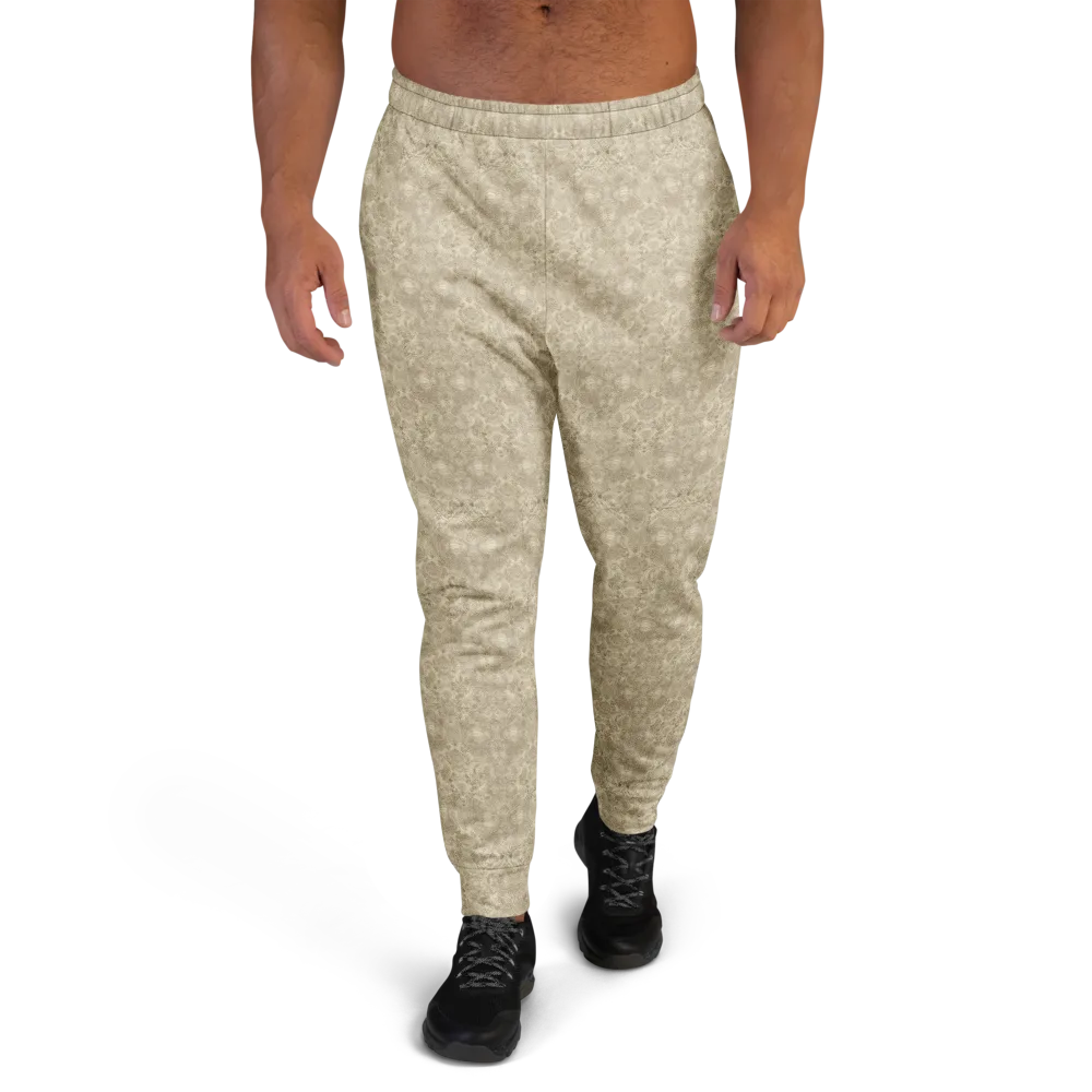 Parchment Paisley on Men's Joggers — Front