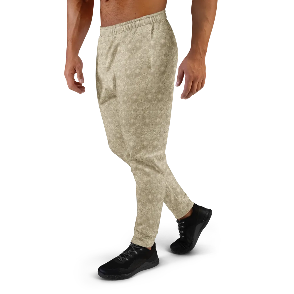 Parchment Paisley on Men's Joggers — Left