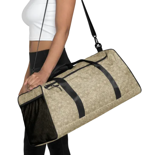 Parchment Paisley on a Duffle Bag