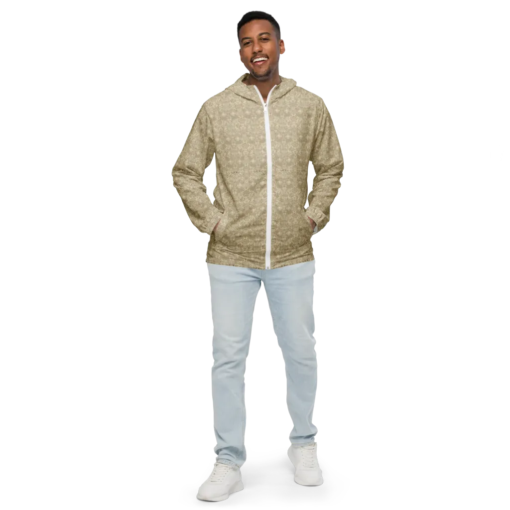 Parchment Paisley on Men's Windbreaker — Front