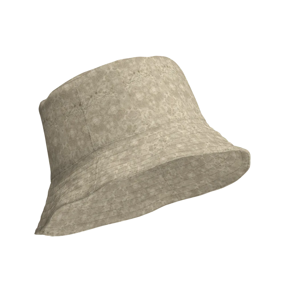 Parchment Paisley on Reversible Bucket Hat — Product details Outside