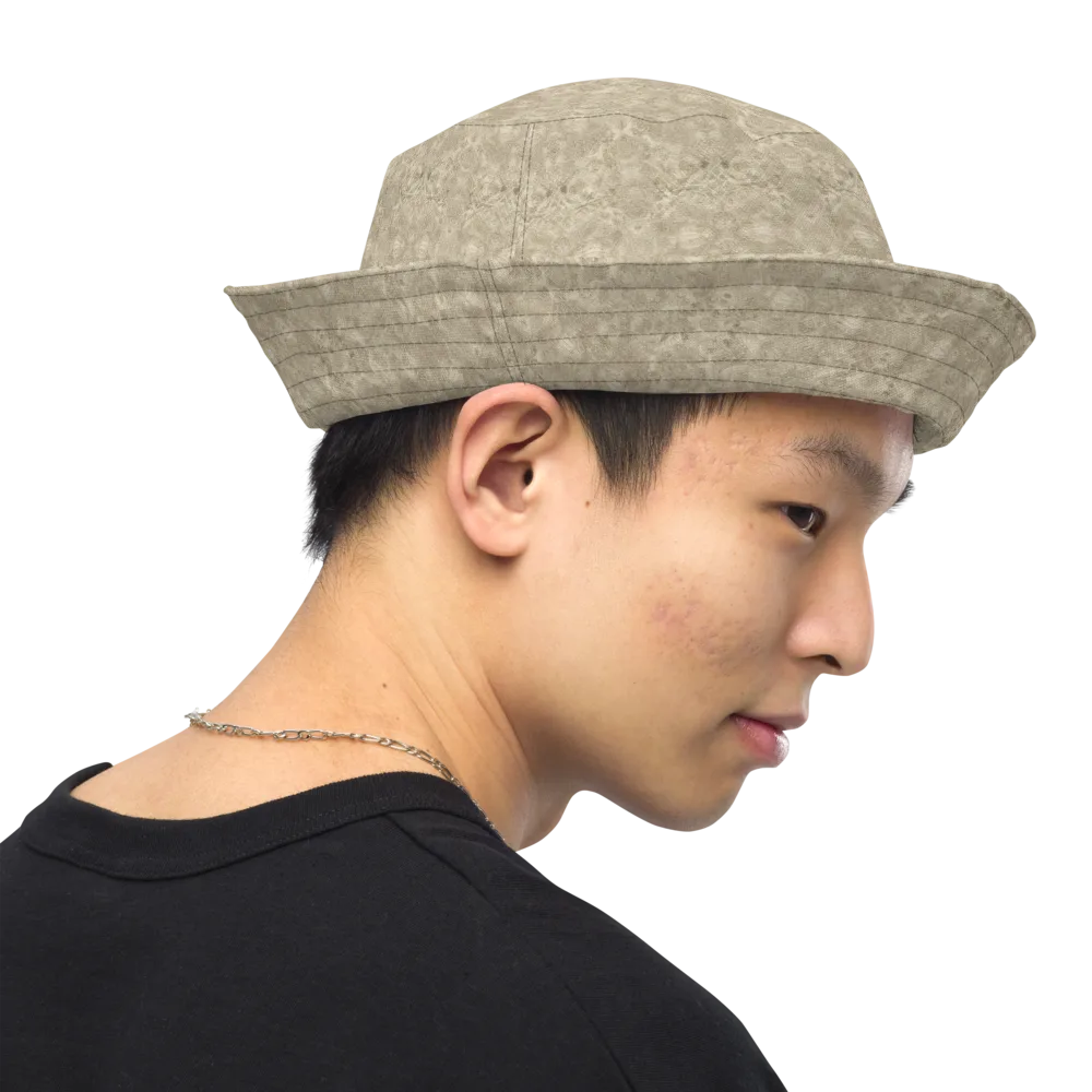 Parchment Paisley on Reversible Bucket Hat — Right Outside