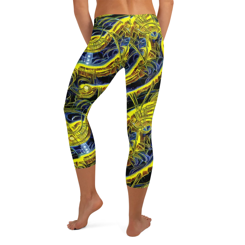 Solar Machine on Capri Leggings — Back