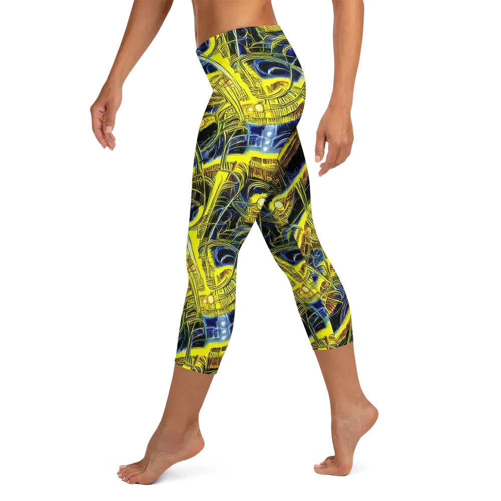 Solar Machine on Capri Leggings — Left
