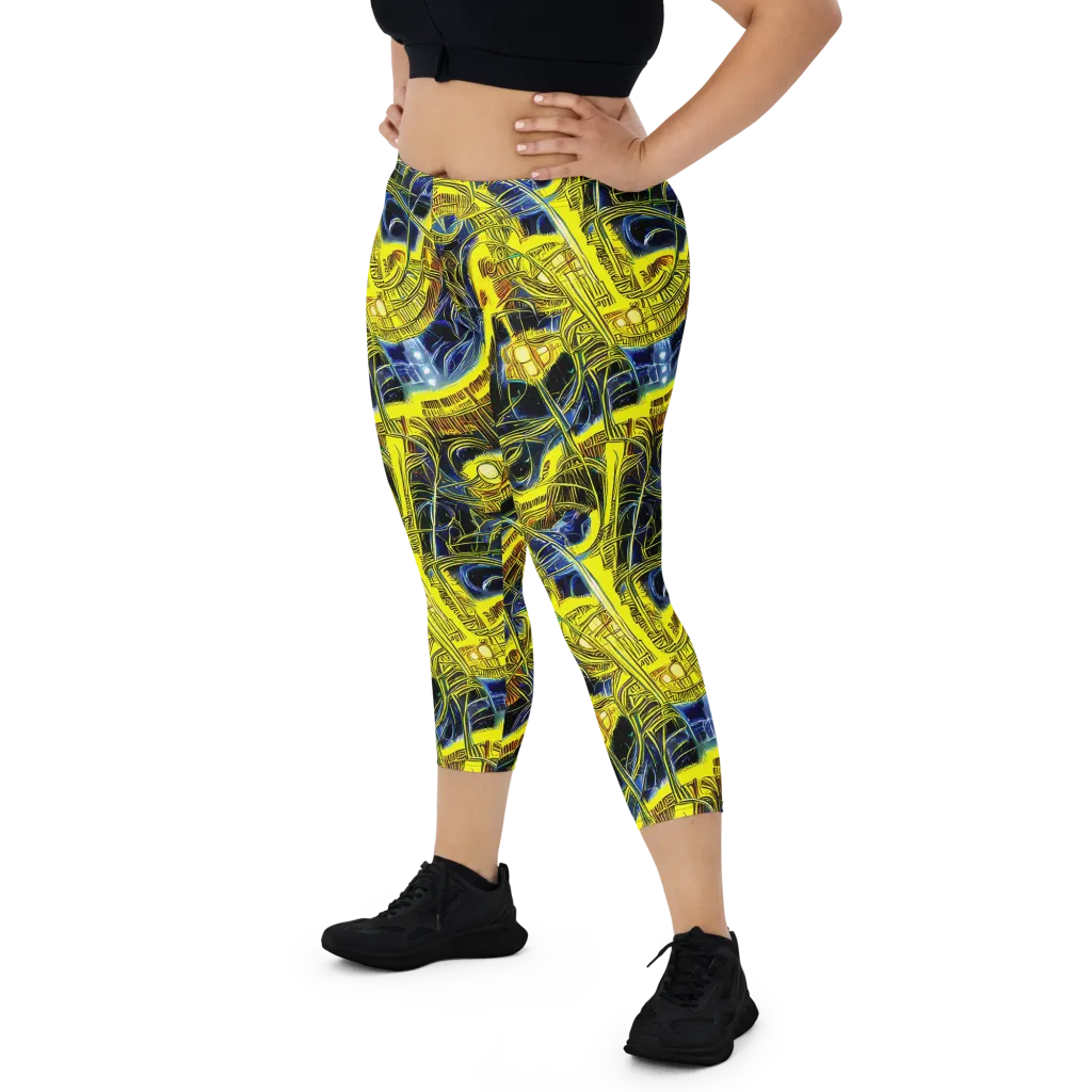 Solar Machine on Capri Leggings — Front