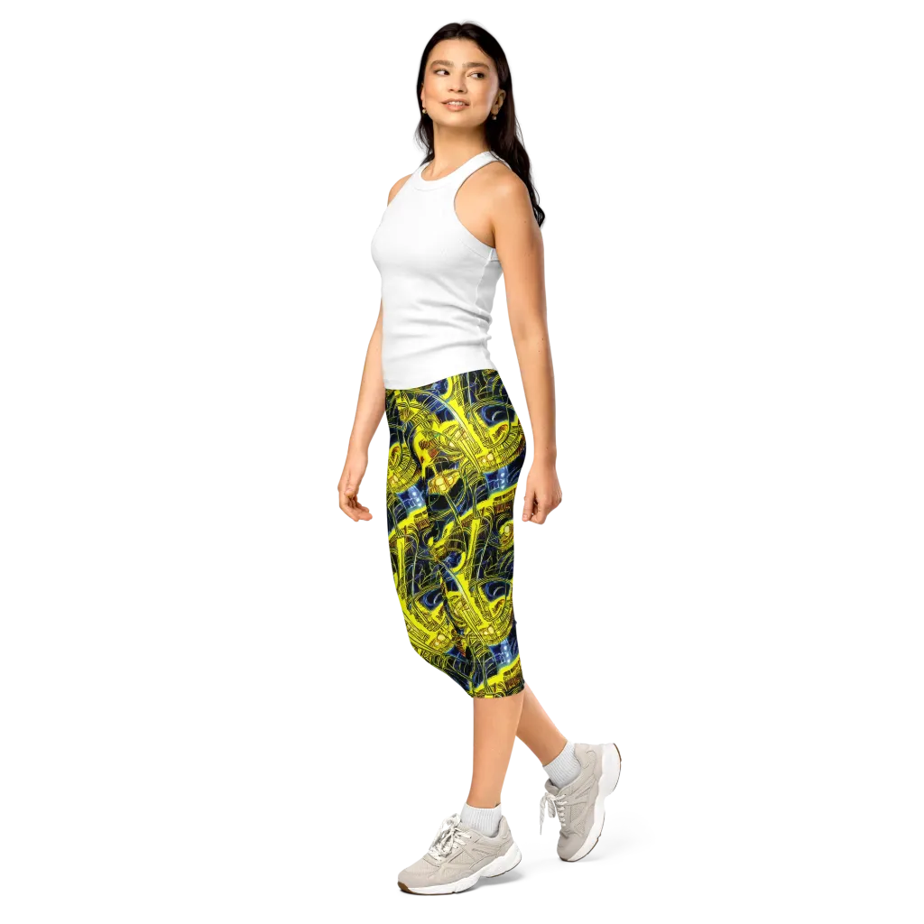 Solar Machine on Capri Leggings — Left Front