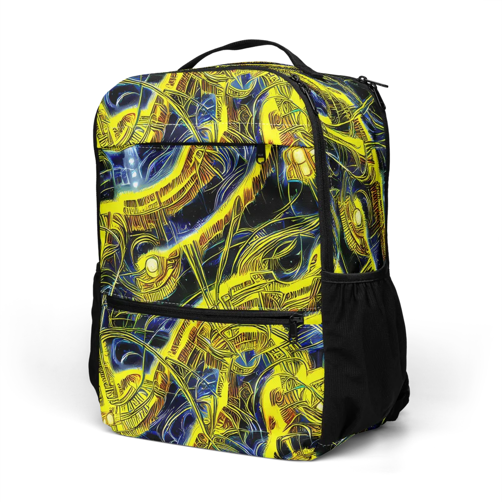 Solar Machine on Utility Backpack — Left Front
