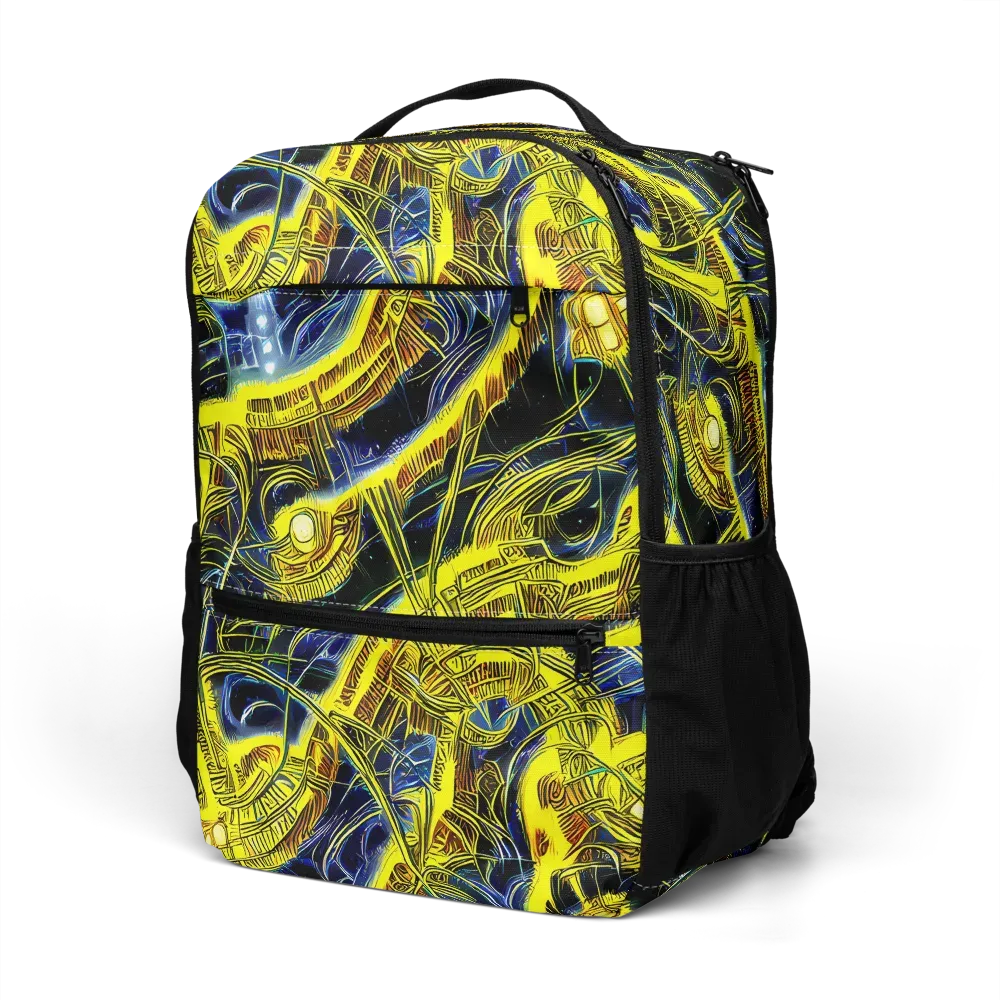 Solar Machine on Utility Backpack — Left Front