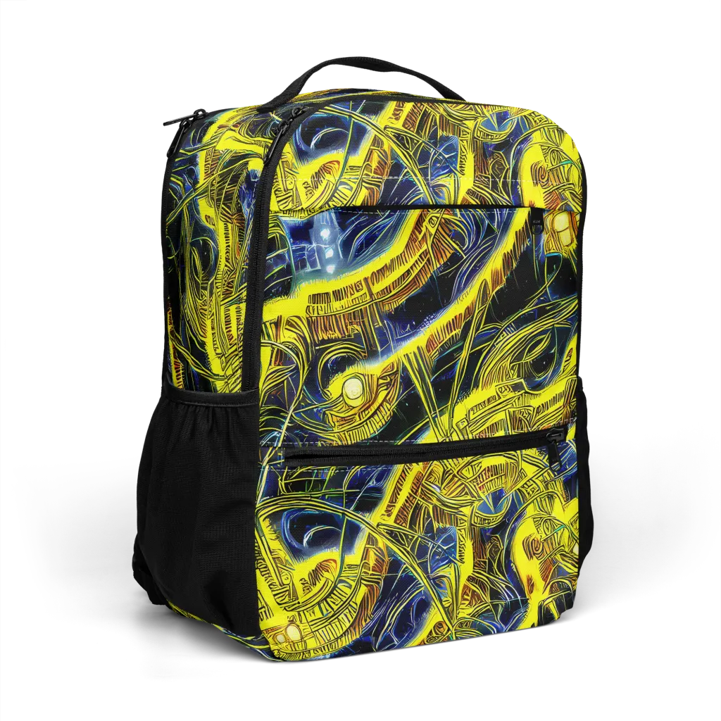 Solar Machine on Utility Backpack — Right Front