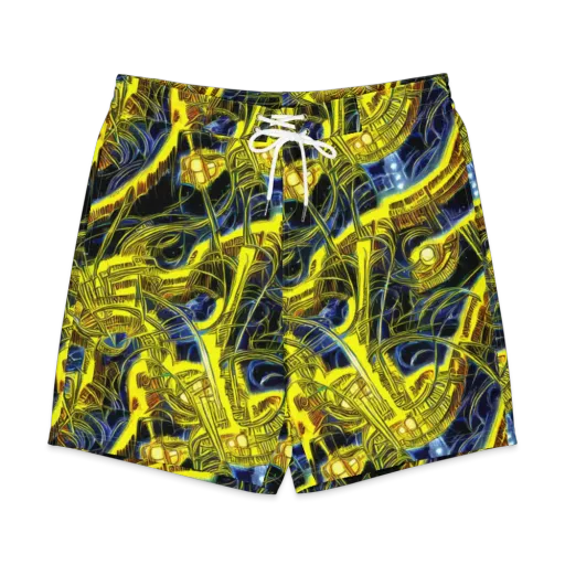 Solar Machine on a Men's Board Shorts