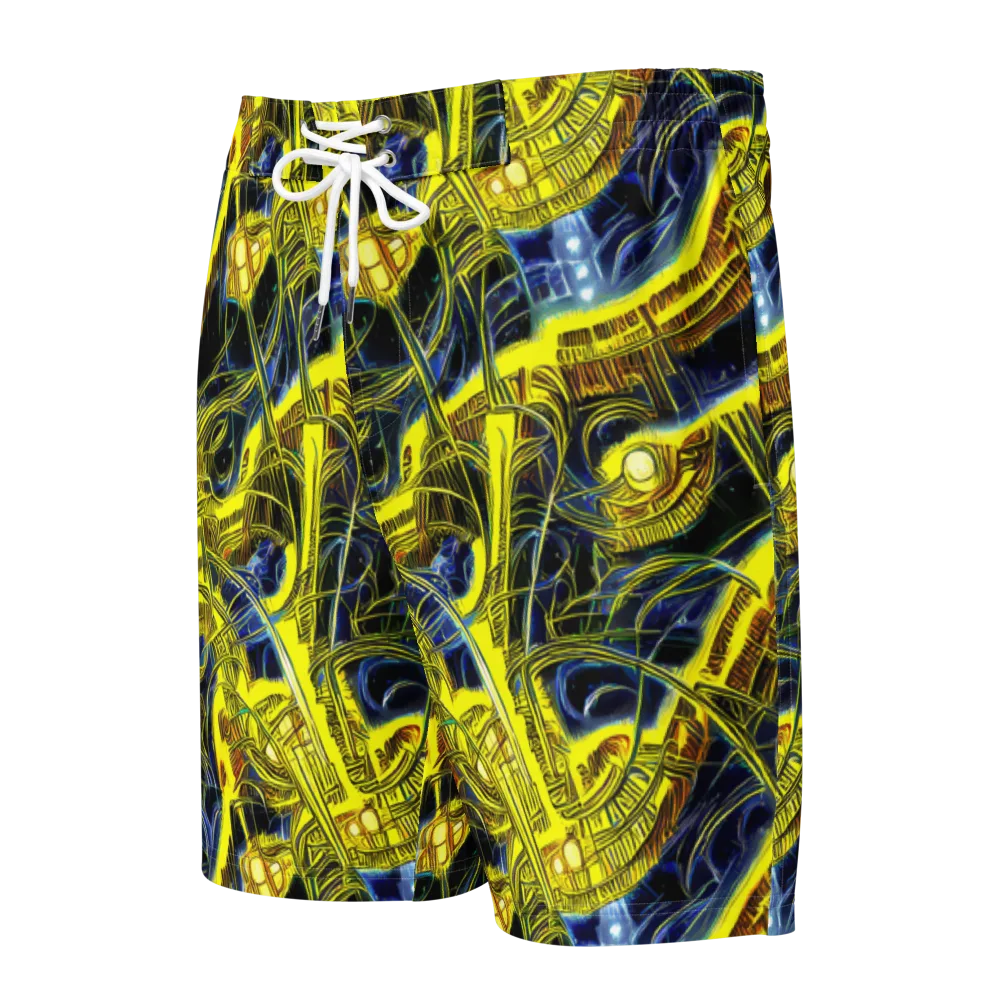 Solar Machine on Men's Board Shorts — Front