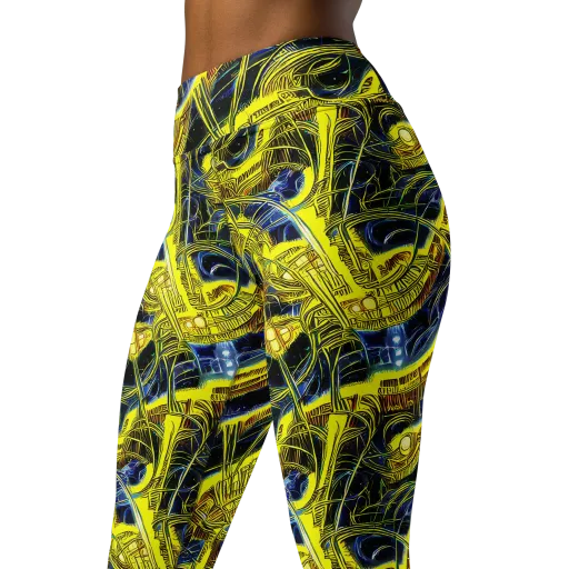 Solar Machine on a Yoga Leggings