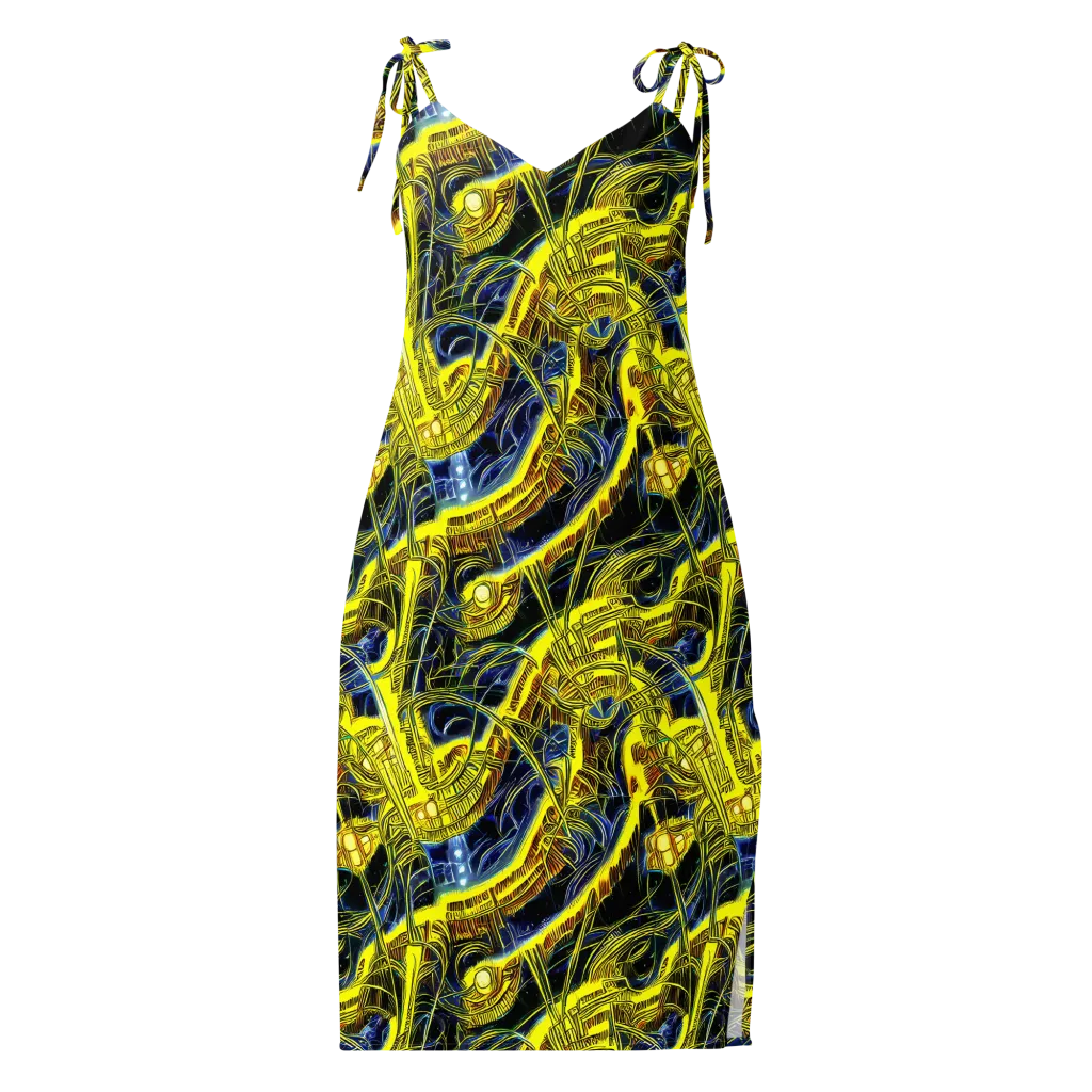 Solar Machine on Slip Dress — Front