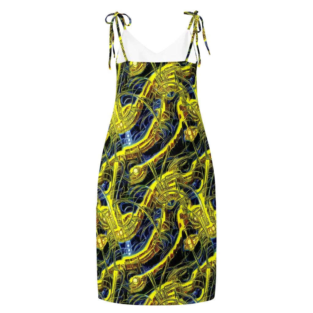 Solar Machine on Slip Dress — Back