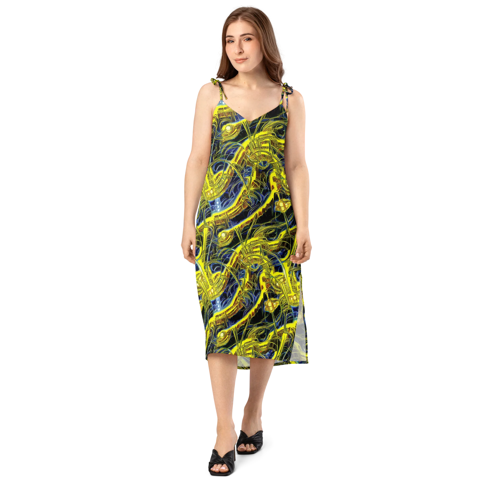 Solar Machine on Slip Dress — Front