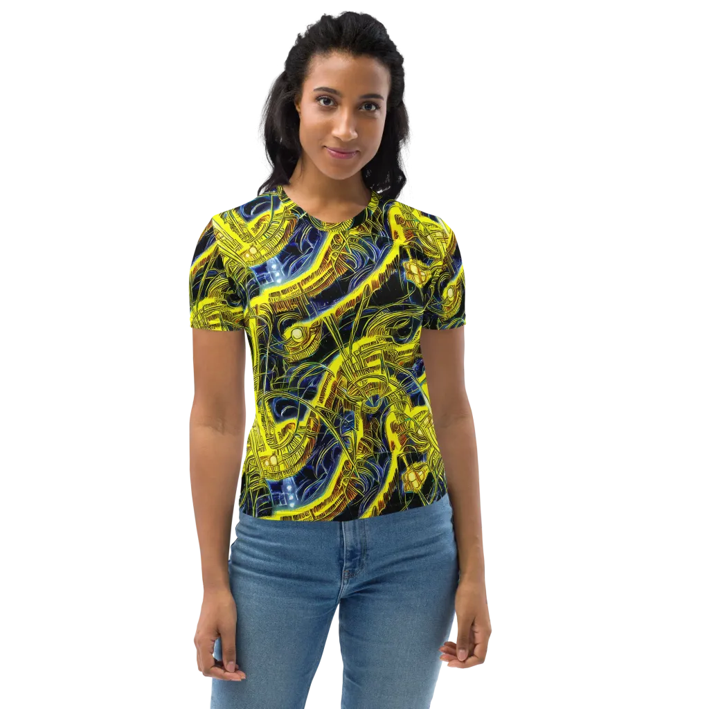 Solar Machine on Women's Crew Neck T-Shirt — Front