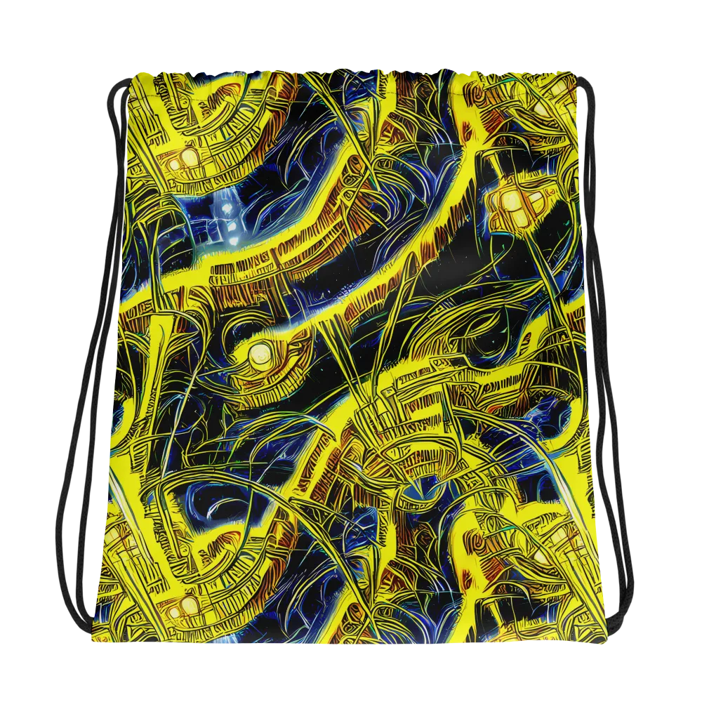 Solar Machine on Drawstring Bag — Photo