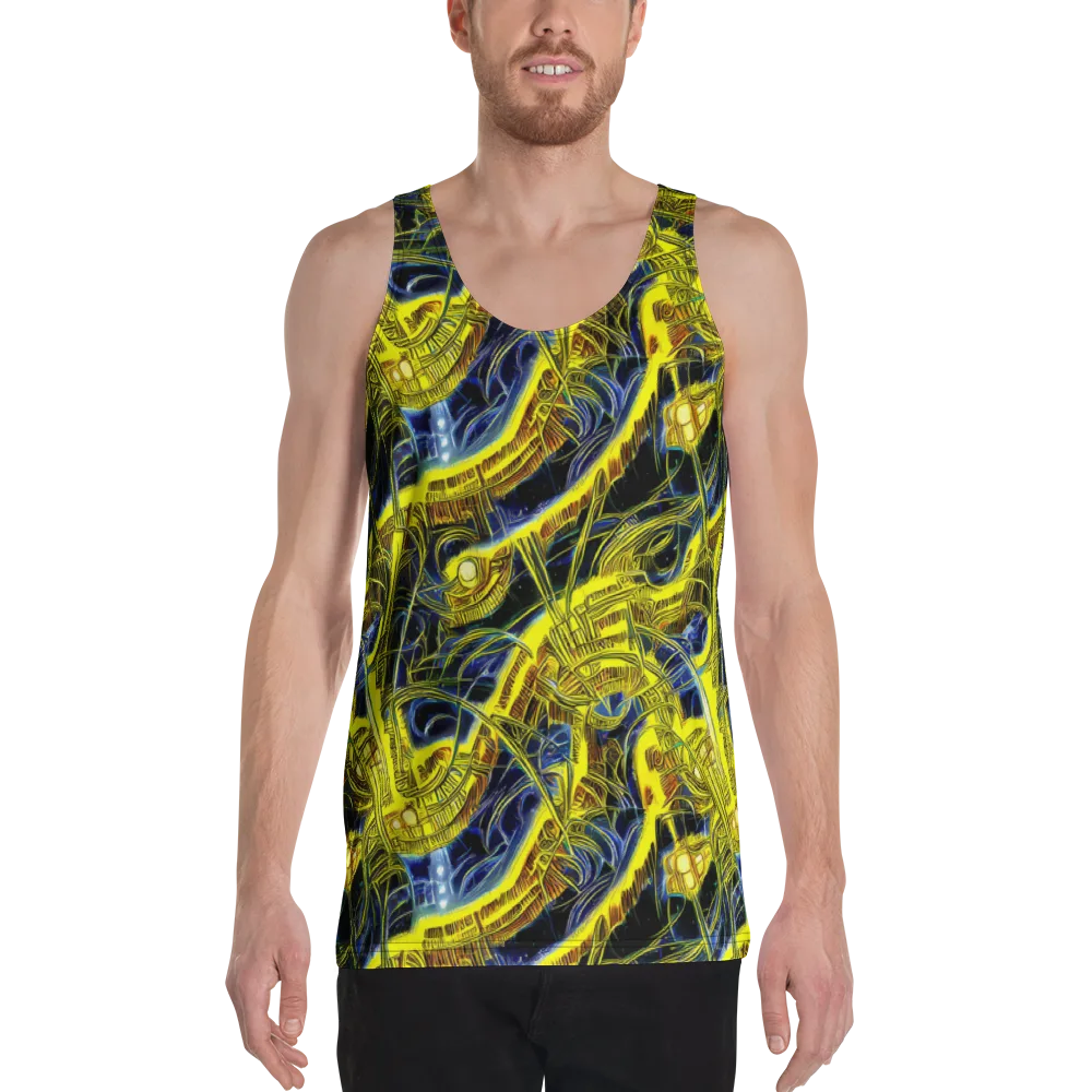 Solar Machine on Men's Tank Top — Front