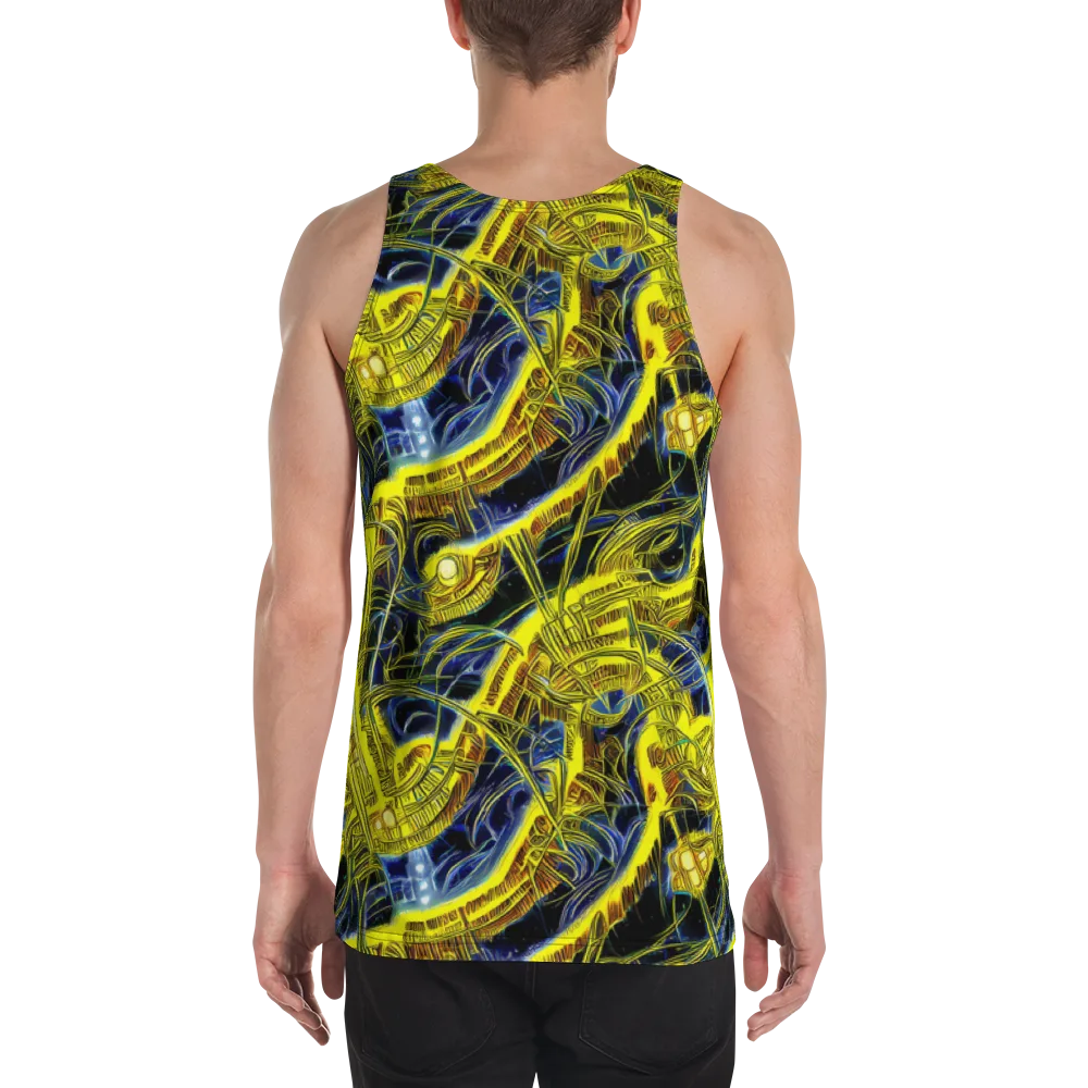 Solar Machine on Men's Tank Top — Back