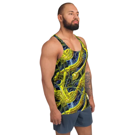 Solar Machine on a Men's Tank Top