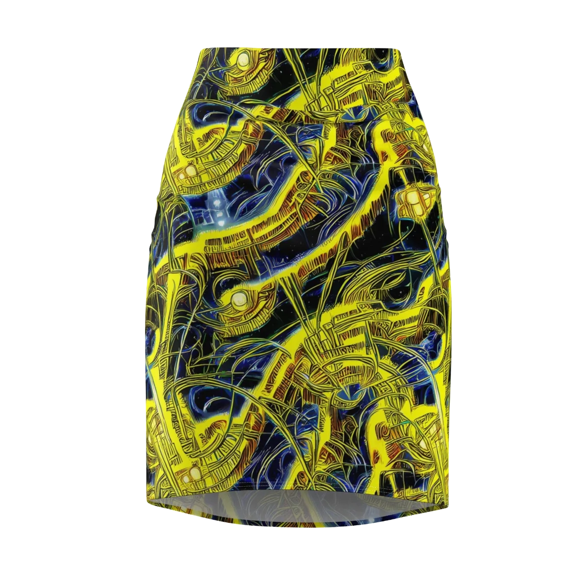 Solar Machine on Pencil Skirt — Front
