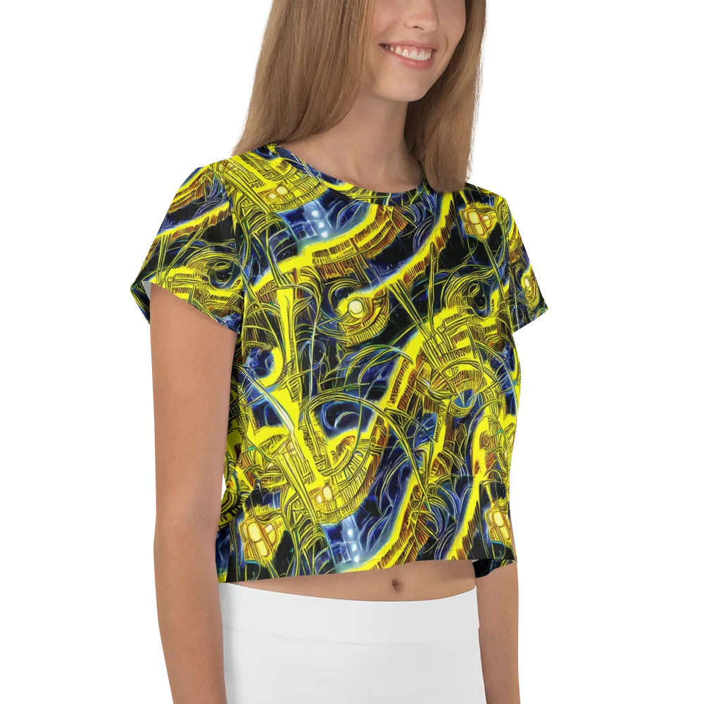 Solar Machine on Crop Tee — Right