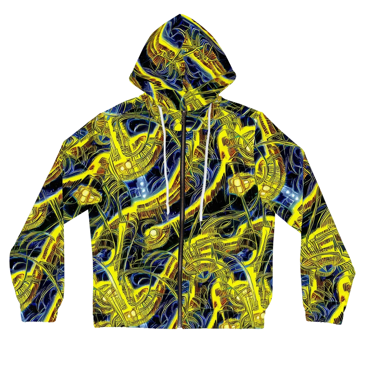 Solar Machine on Women's Full-Zip Hoodie — Front