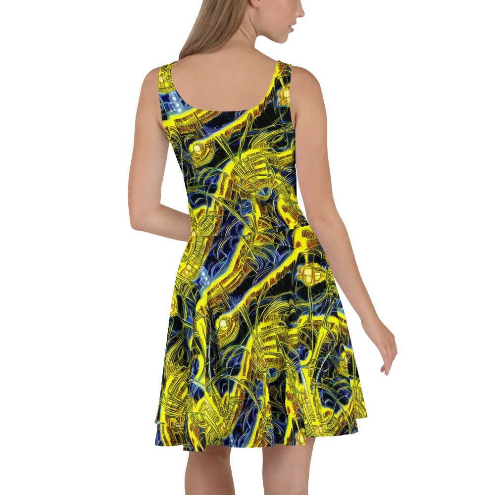 Solar Machine on Skater Dress — Back