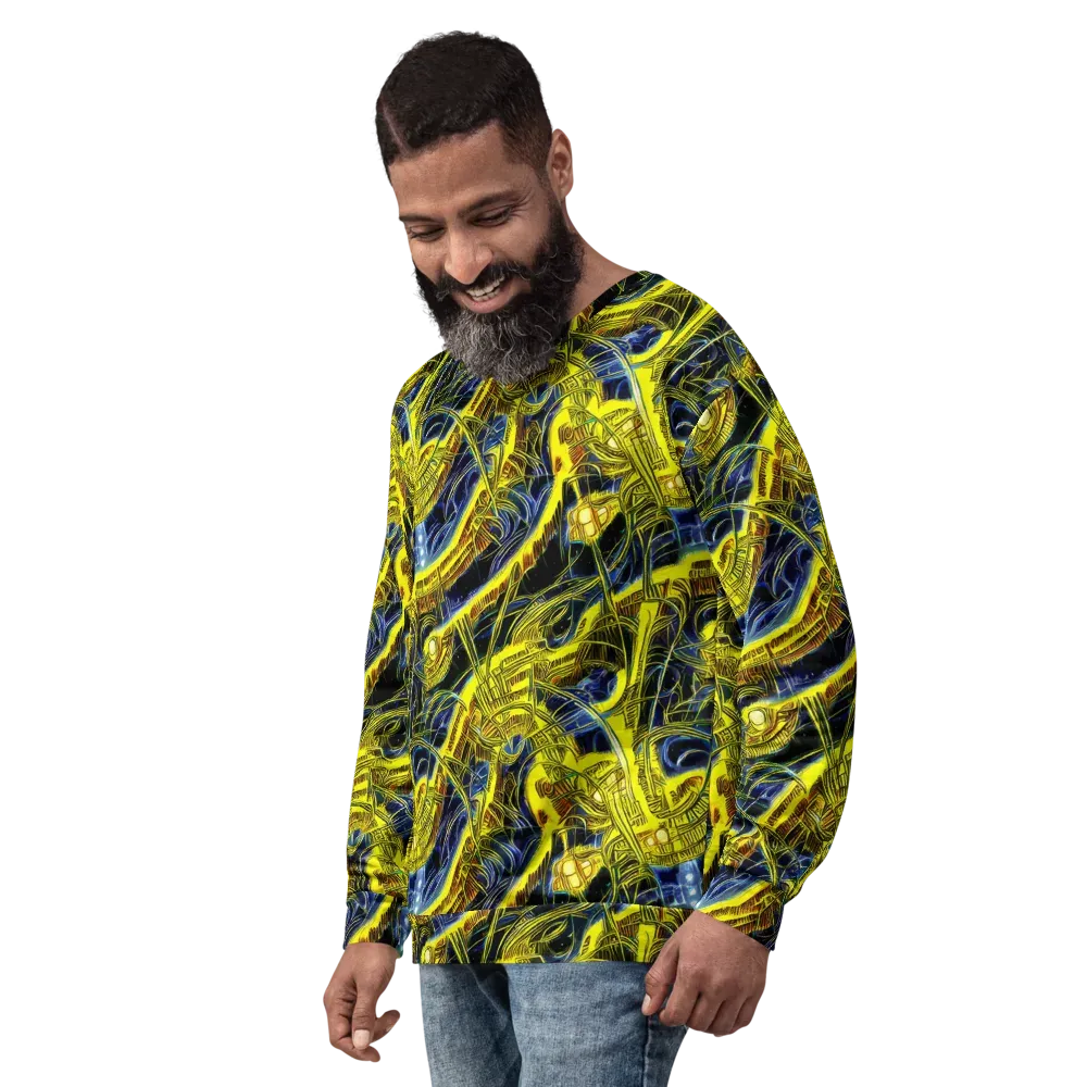 Solar Machine on Sweatshirt — Left Front