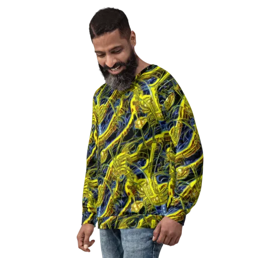 Solar Machine on a Sweatshirt
