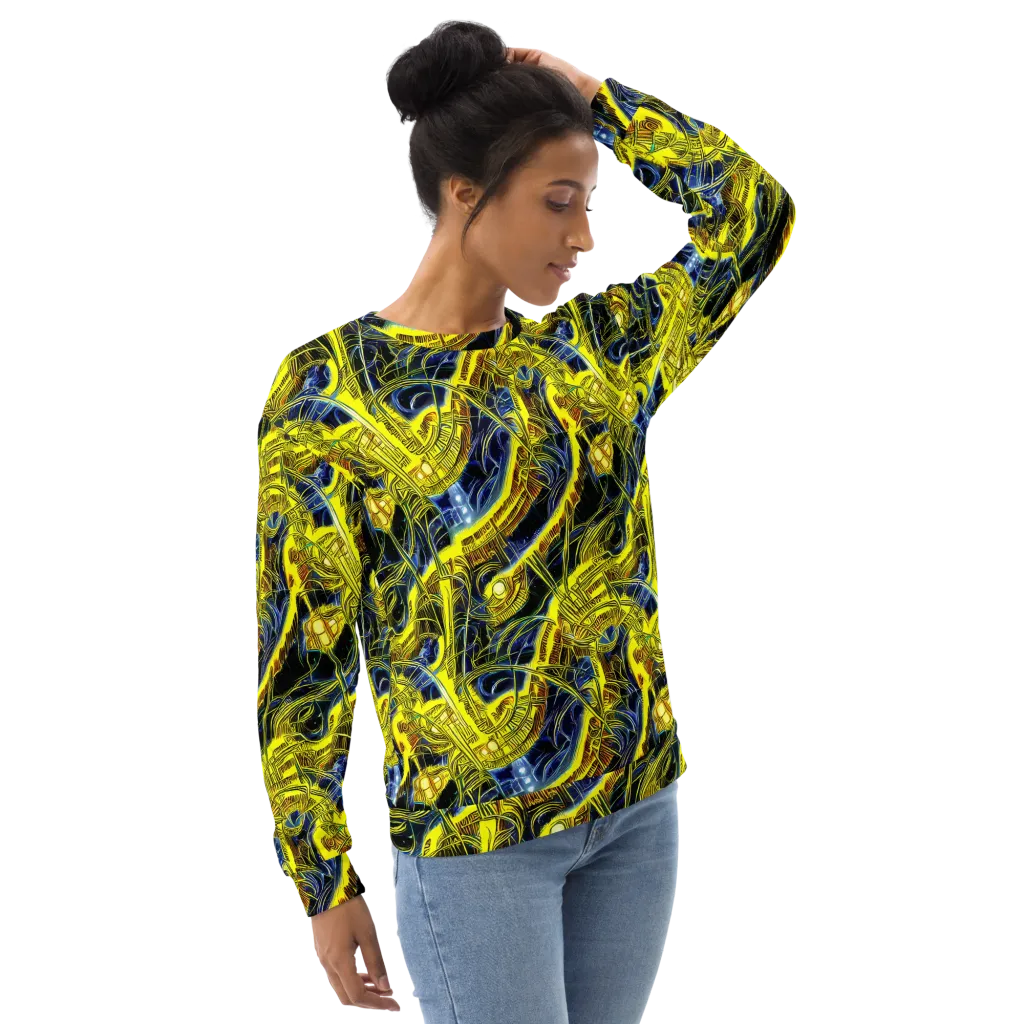 Solar Machine on Sweatshirt — Right Front