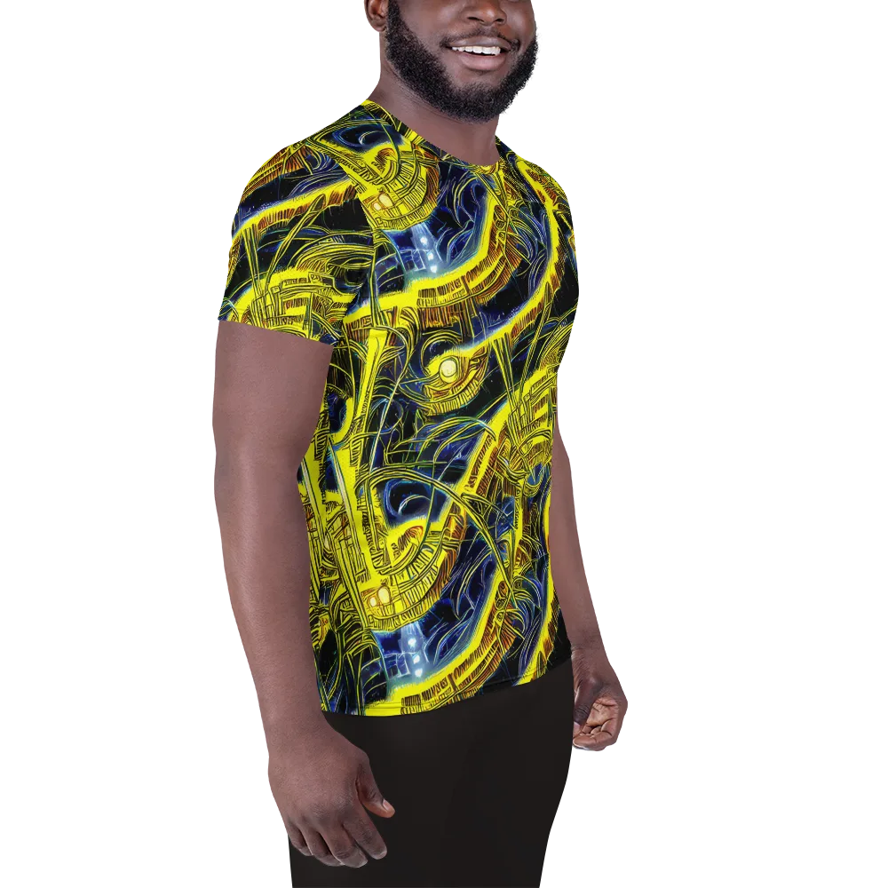 Solar Machine on Men's Athletic T-Shirt — Right