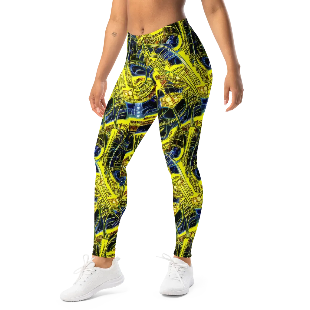 Solar Machine on Leggings — Left Front