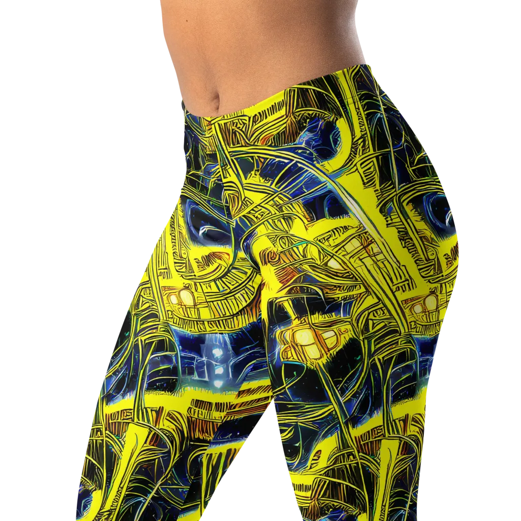 Solar Machine on Leggings — Left Front
