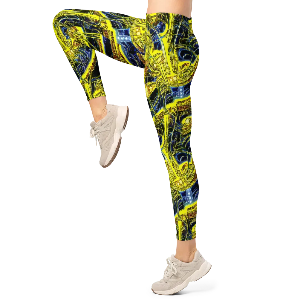 Solar Machine on Leggings — Left